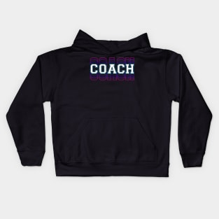 Coach Shirt Retro Coaching Kids Hoodie